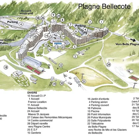 Renove Confortable - Centre Station - 2 Pieces Pour 5 Pers. - Fr-1-181-1973 La Plagne-Tarentaise